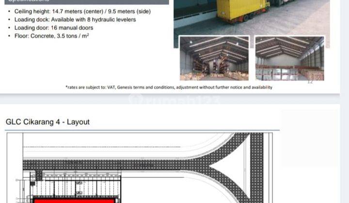 Disewakan Gudang Lokasi Kawasan Industri Delta Silikon V 1