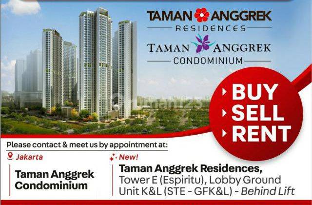 Taman Anggrek Residences, Fully Furnished, 38sqm 1 Bedroom, High Floor 2