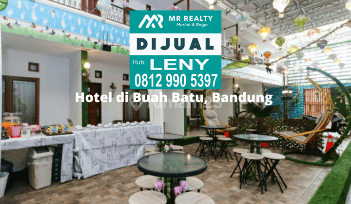 TURUN HARGA..HOTEL BAGUS 3 LANTAI 50 KAMAR TIDUR FULL FURNISHED DI BUAH BATU, BANDUNG  2