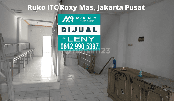 RUKO BOULEVARD BAGUS SIAP PAKAI DI KOMPLEK ITC ROXY MAS, JAKARTA PUSAT  2