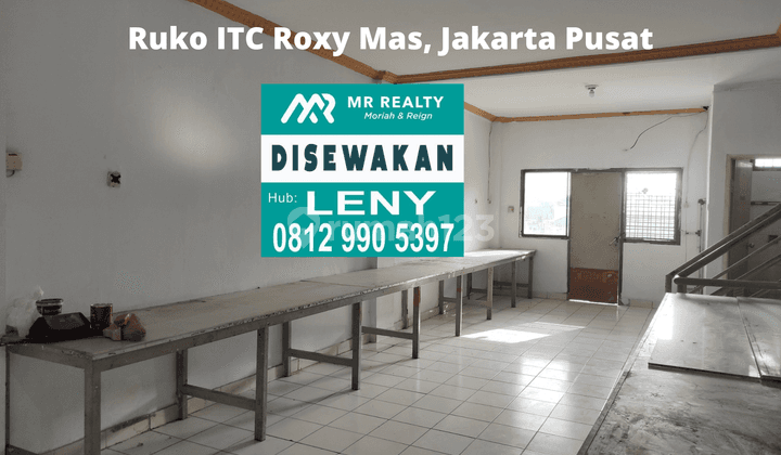 MURAH...RUKO BOULEVARD BAGUS SIAP PAKAI 5 LANTAI DI KOMPLEK ITC ROXY MAS, JAKARTA PUSAT  2