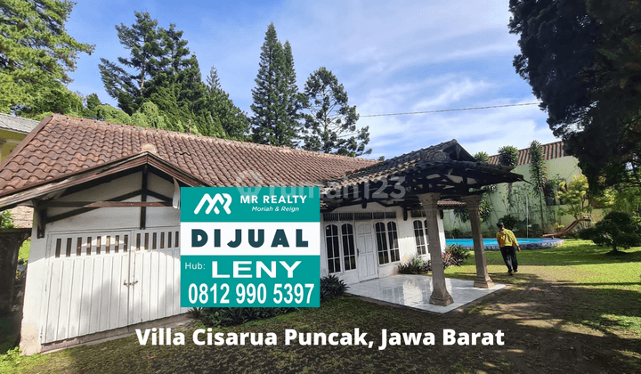 MURAH...VILLA LT 2300 M2 DI RAYA CISARUA PUNCAK, JAWA BARAT 3