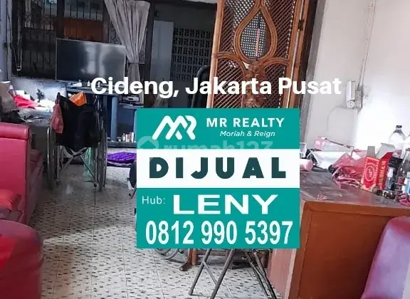 RUMAH LAMA  DI CIDENG, JAKARTA PUSAT, BEBAS BANJIR, LOKASI STRATEGIS  1