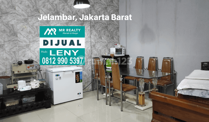 RUMAH BANGUNAN BARU 4 LANTAI DI JELAMBAR, JAKARTA BARAT  1