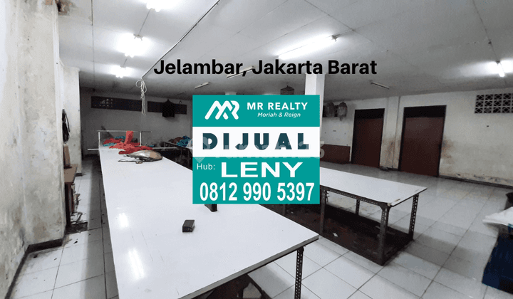 RUMAH BAGUS SIAP HUNI + GUDANG SIAP PAKAI LT 660 M2  DI JELAMBAR, JAKARTA BARAT  2