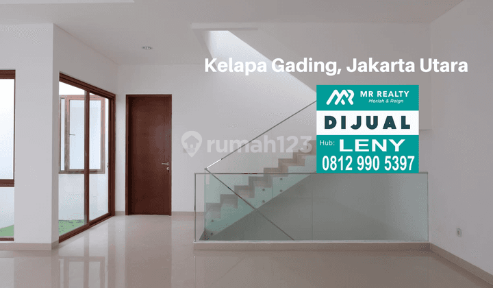 RUMAH BARU BAGUS MODERN MINIMALIS DI KOMPLEK KELAPA GADING, JAKARTA UTARA 1