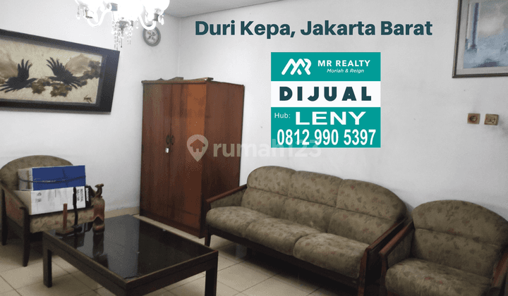 MURAH..LOKASI STRATEGIS...RUMAH LAMA LT 448 M2 DI DURI KEPA, JAKARTA BARAT, HITUNG TANAH 2