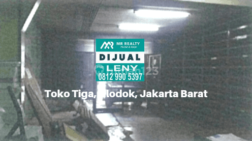 TURUN HARGA...TANAH & BANGUNAN (RUKO 2 LANTAI) DI TOKO TIGA, GLODOK, JAKARTA BARAT, HITUNG TANAH 2