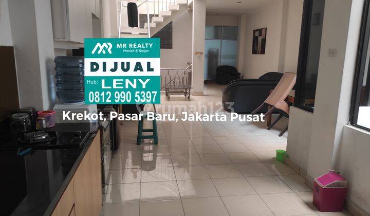 MURAH...RUKO SIAP PAKAI 3 LANTAI DI KREKOT, PASAR BARU, JAKARTA PUSAT 1