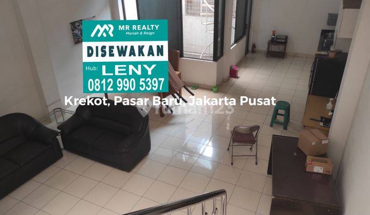 RUKO SIAP PAKAI 3 LANTAI DI KREKOT, PASAR BARU, JAKARTA PUSAT 2