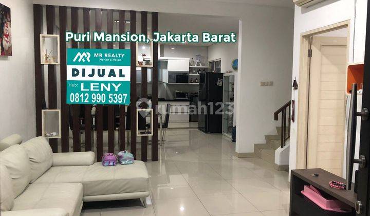 RUMAH BAGUS SEMIFURNISH DI PURI MANSION ESTATE, JAKARTA BARAT 1