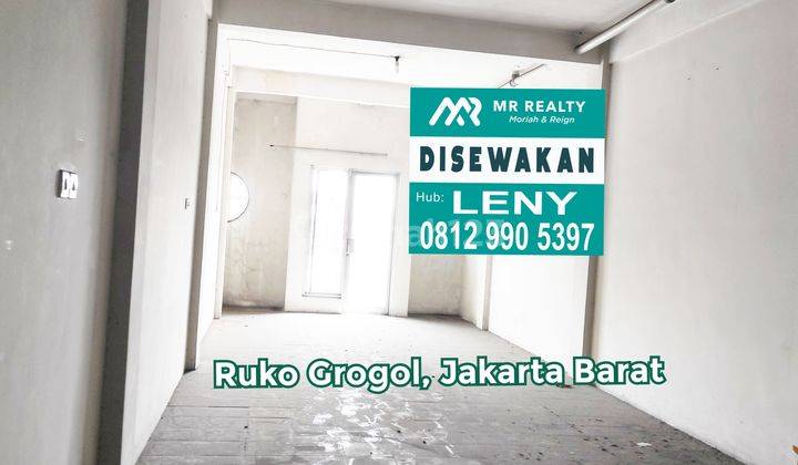 RUKO KOMERSIL 4 LANTAI DI GROGOL, JAKARTA BARAT, JALAN RAYA 2