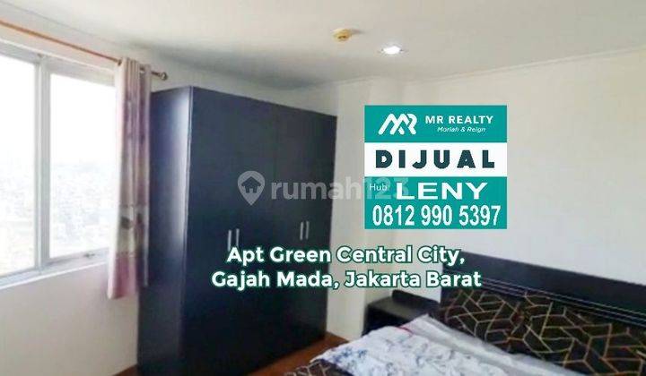 MURAH.. APARTEMEN GREEN CENTRAL CITY, GAJAH MADA, JAKARTA BARAT 2 BED ROOM, FULL FURNISHED, LAGI BU 1