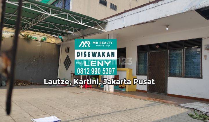 DISEWAKAN CEPAT RUMAH LT 365 M2 DI LAUTZE, KARTINI, JAKARTA PUSAT 1