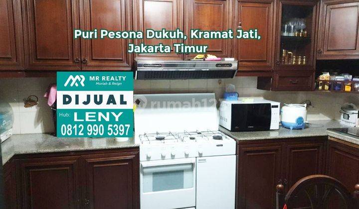 RUMAH BAGUS SIAP HUNI 2 LANTAI DI KOMPLEK PURI PESONA DUKUH, KRAMAT JATI, JAKARTA TIMUR 2