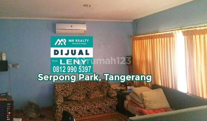 RUMAH HOEK SIAP HUNI DI KOMPLEK SERPONG PARK, TANGERANG SELATAN 1