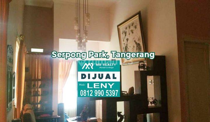 RUMAH HOEK SIAP HUNI DI KOMPLEK SERPONG PARK, TANGERANG SELATAN 2