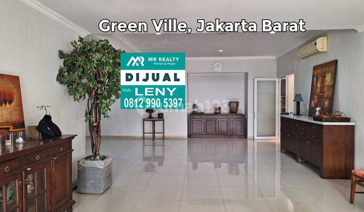 RUMAH BAGUS SIAP HUNI 2 LANTAI DI GREEN VILLE, JAKARTA BARAT 1