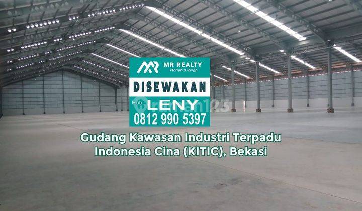 GUDANG LT 12594 M2 DI di KAWASAN INDUSTRI TERPADU INDONESIA CHINA, SERANG BARU, BEKASI, JAWA BARAT 1