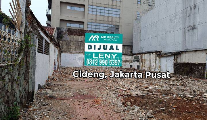 TURUN HARGA...KAVLING SIAP BANGUN LT 460 M2 DI CIDENG, JAKARTA PUSAT, LOKASI STRATEGIS, BEBAS BANJIR  1