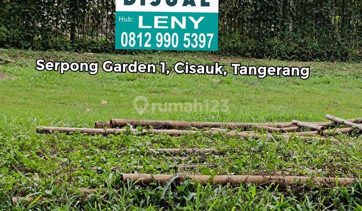 KAVLING SIAP BANGUN DI KOMPLEK SERPONG GARDEN 1, CISAUK, TANGERANG 1