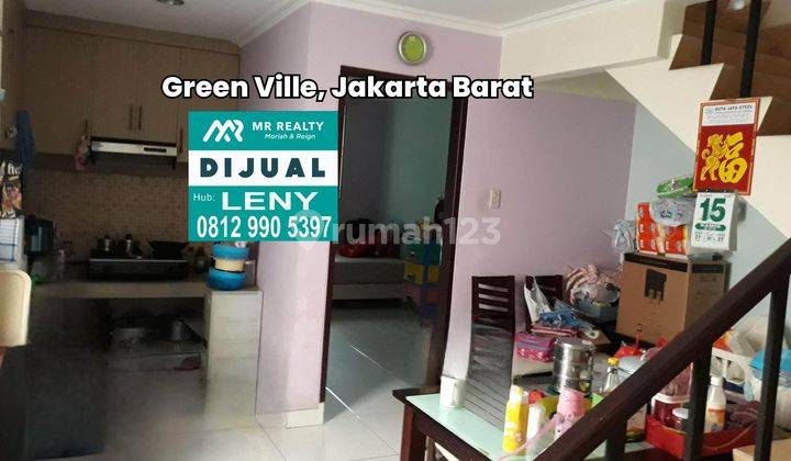 Murah...rumah Siap Huni 232 M2 Di Green Ville, Jakarta Barat 2