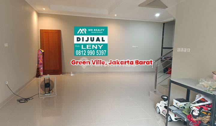 Rumah Baru Modern Minimalis 2,5 Lantai Di Green Ville, Jakarta Barat 1