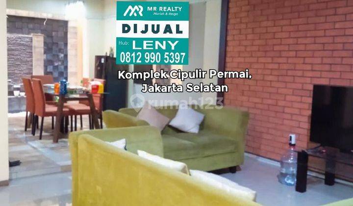 RUMAH BAGUS SIAP HUNI FULLY FURNISHED DI KOMPLEK CIPULIR PERMAI, JAKARTA SELATAN 2