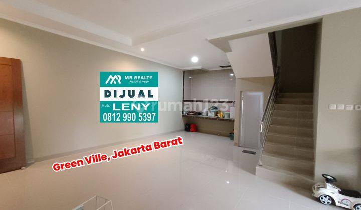 Rumah Baru Modern Minimalis 2,5 Lantai Di Green Ville, Jakarta Barat 2