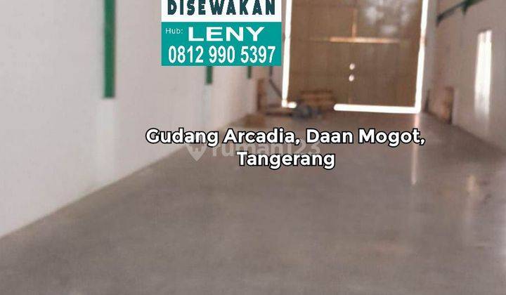 Gudang Siap Pakai Di Pergudangan Arcadia, Daan Mogot, Tangerang, Bisa Akses Container 50 Feet 2