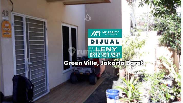 Murah...rumah Siap Huni 232 M2 Di Green Ville, Jakarta Barat 1