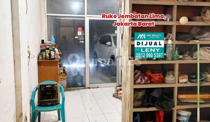 Murah..dijual Ruko 3,5 Lantai Di Jembatan Indah, Jakarta Pusat,cocok Untuk Kantor, Usaha Konveksi