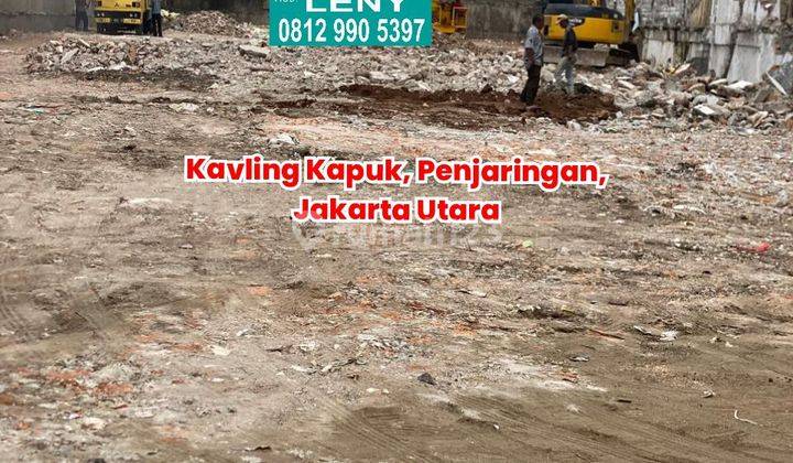 Murah..lokasi Bagus...kavling Siap Bangun Sudah Diuruk Lebih Tinggi Dari Jalan  U/ Gudang Atau Light Industry Di Kapuk, Penjaringan, Jakarta Utara 1