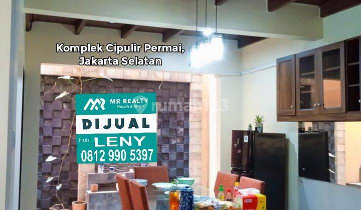 RUMAH BAGUS SIAP HUNI FULLY FURNISHED DI KOMPLEK CIPULIR PERMAI, JAKARTA SELATAN 1