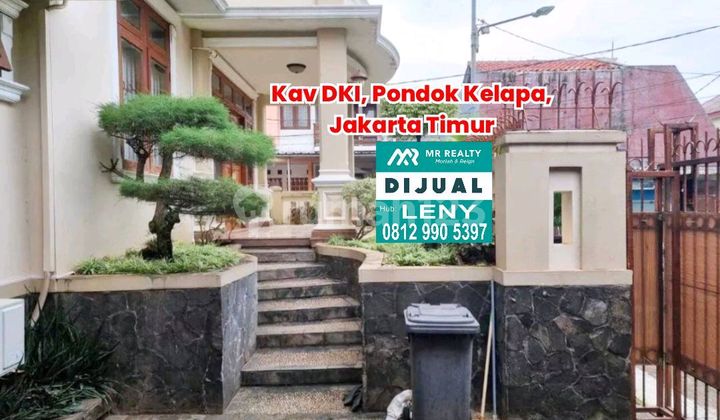 Lux Asri Rumah Gaya American Classic Di Komplek Kavling D K I, Pondok Kelapa, Jakarta Timur