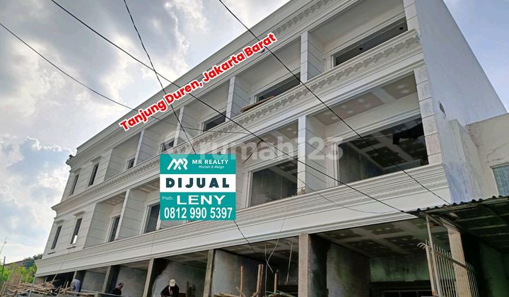 Rumah Baru Modern Minimalis 3 Lantai Di Tanjung Duren, Jakarta Barat