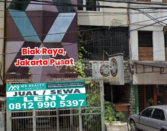 RUKO KOMERSIL SIAP PAKAI 4 LANTAI DI BIAK RAYA, CIDENG, JAKARTA PUSAT