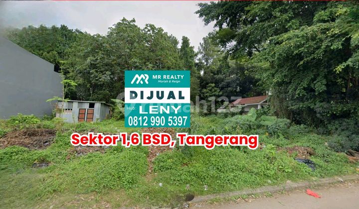 Kavling Siap Bangun Lt 180 M2 Di Sektor 1,6 Bsd, Tangerang