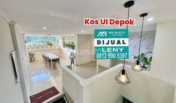 Murah Rumah Kost Ui Depok 40 Kamar + 3 Kios, Full Ac Dan Full Furnished 1