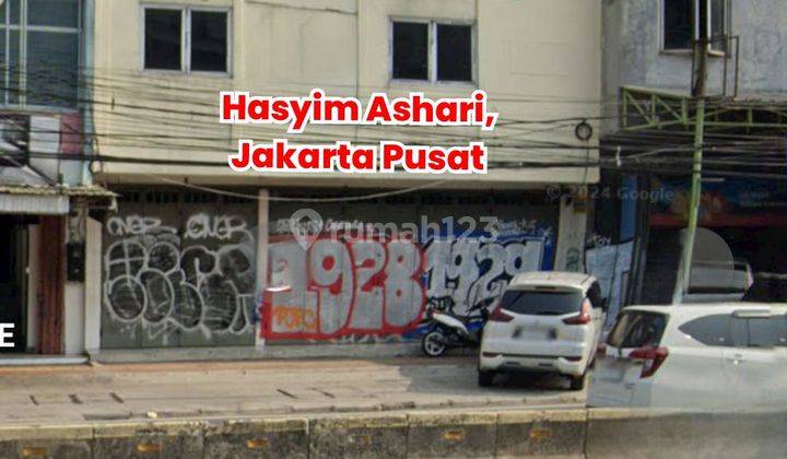 RUKO 3 LANTAI DI HASYIM ASHARI, JAKARTA PUSAT, JALAN RAYA 1