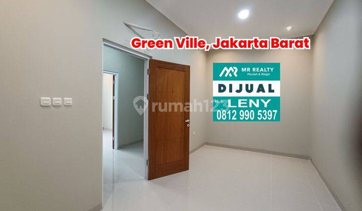 Rumah Baru Modern Minimalis 2,5 Lantai Di Komplek Green Ville, Jakarta Barat 2