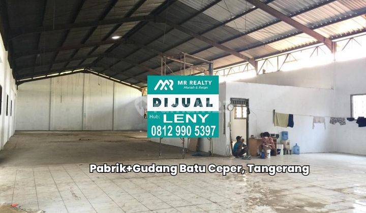 Murah... Pabrik & Gudang Di Batu Ceper, Tangerang 1