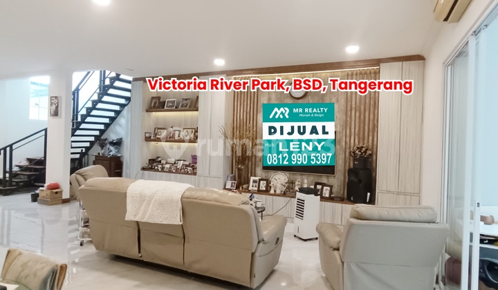 Rumah Bagus di Komplek Victoria River Park, Bsd, Tangerang, Dekat Lapangan Golf