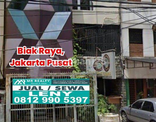 RUKO KOMERSIL SIAP PAKAI 4 LANTAI DI BIAK RAYA, CIDENG, JAKARTA PUSAT