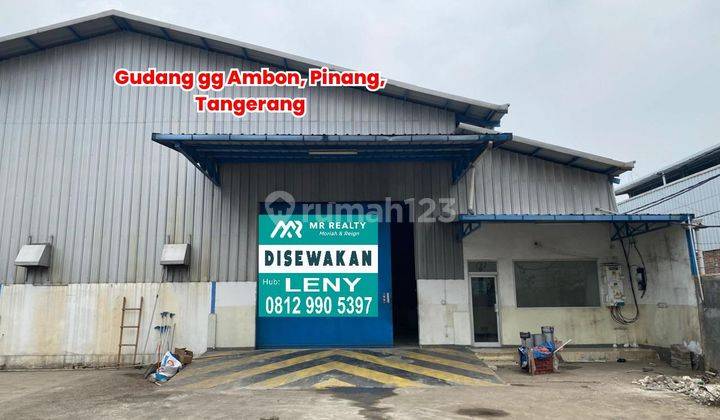 GUDANG SIAP PAKAI 1600 M2, AKSES 40 FEET, DI PINANG, TANGERANG 2