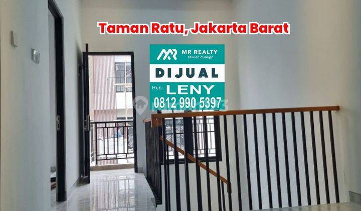 Murah..hanya 1 Unit..rumah Baru Modern Minimalis 2 Lantai Di Komplek Taman Ratu, Jakarta Barat 2