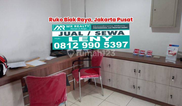 RUKO KOMERSIL SIAP PAKAI 4 LANTAI DI BIAK RAYA, CIDENG, JAKARTA PUSAT 2