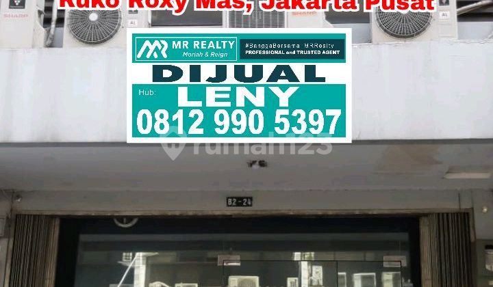 Dibawah Njop.. Murah.. Dijual Cepat Ruko Bagus Siap Pakai Roxy Mas, Jakarta Pusat