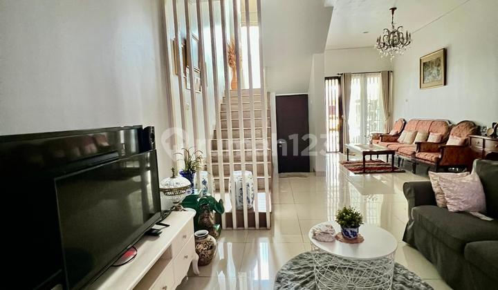  Dijual rumah cantik full furnished full renov di cluster asera, harapan indah 2 bekasi