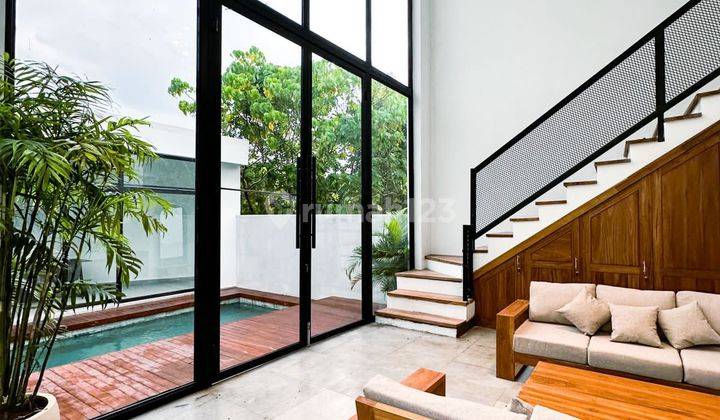 Villa Brand New Modern Minimalist With Private Pool Fully Furnished Near Canggu